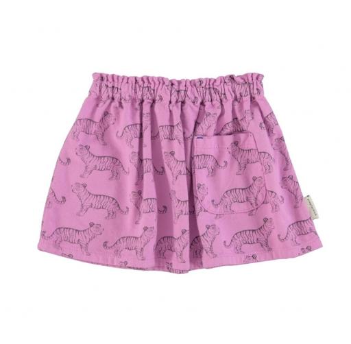 Piupiuchick,short skirt | lavender w/ black tigers