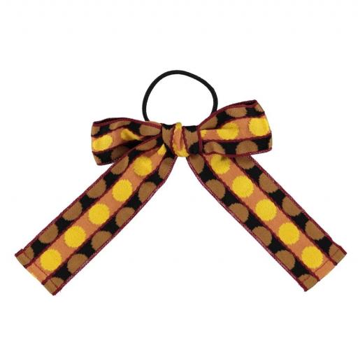 Piupiuchick,bow hair tie | yellow & brown