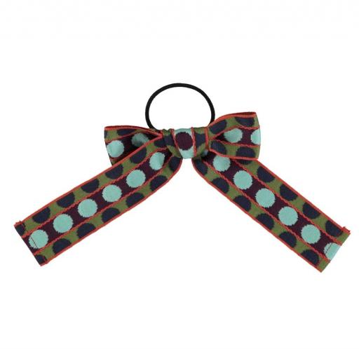 Piupiuchick,bow hair tie | turquoise & green