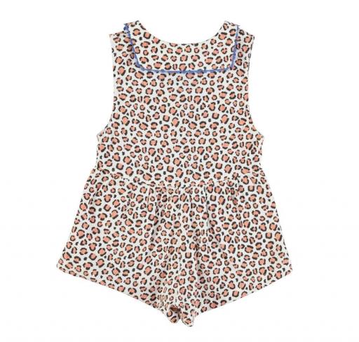 Piupiuchick,short jumpsuit | ecru animal print [1]