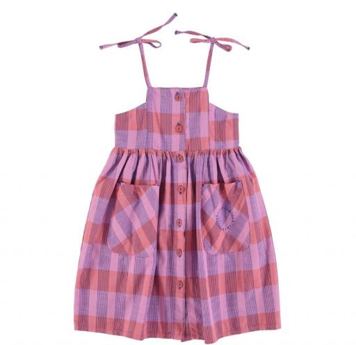 Piupiuchick,long dress | lavender checkered