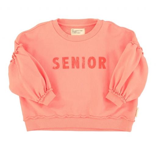 Piupiuchick,Sweatshirt | pink w/ "senior" print