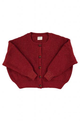 Sisters Department,Knitted soft cardigan | Bordeaux