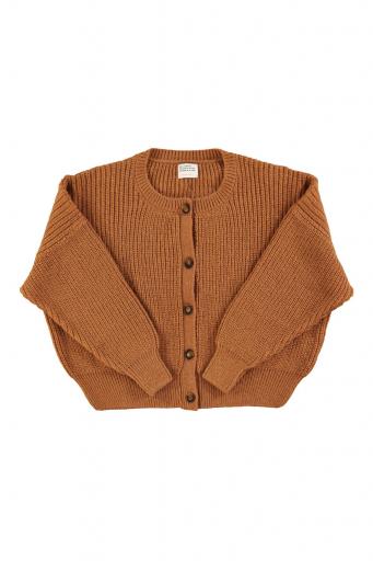 Sisters Department,Knitted soft cardigan | Brown