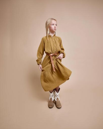 Búho Barcelona,FALL MAXI DRESS,color ocre [2]