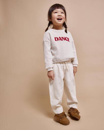 Búho Barcelona,TWILL GIRLY PANTS,color ivory  [1]