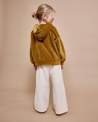 Búho Barcelona,CORDUROY GIRLY PANTS,color ivory [3]