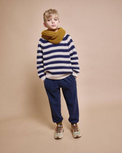 Búho Barcelona,STRIPES JUMPER,color navy  [3]