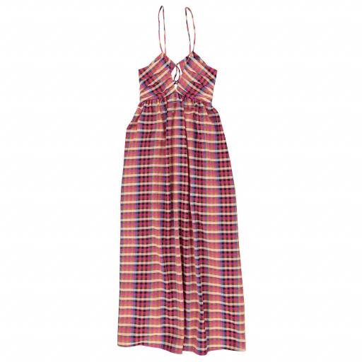 Sisters Department,Long dress | Multicolor checkered