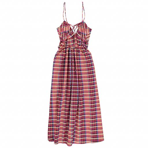 Sisters Department,Long dress | Multicolor checkered [1]