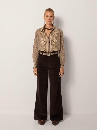 Maison Hotel,PANT MONTESCO ROMEO,color MUD [2]