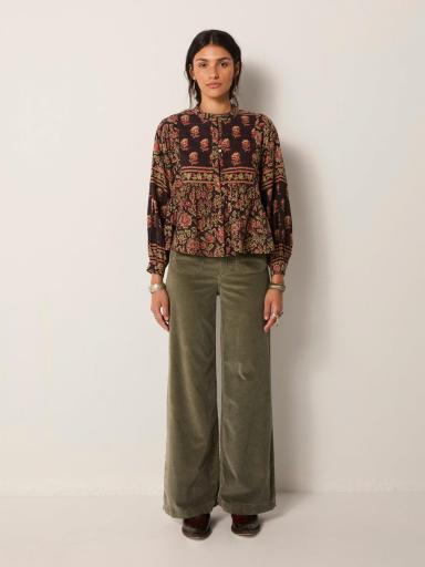 Maison Hotel,PANT MONTESCO ROMEO,color MOSS [2]