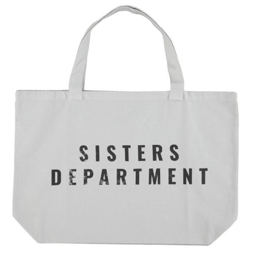 Sisters Department,XL bag | Light grey  w/ "mafia" print