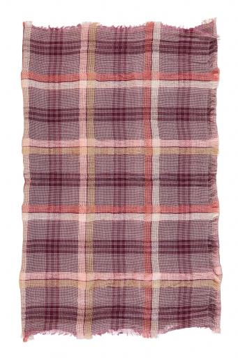 Sisters Department,Scarf | Bordeaux checkered [1]