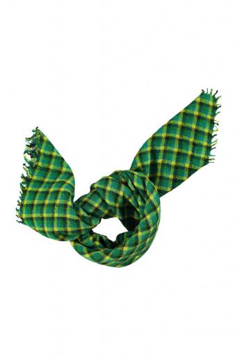 Sisters Department,Scarf | Green checkered