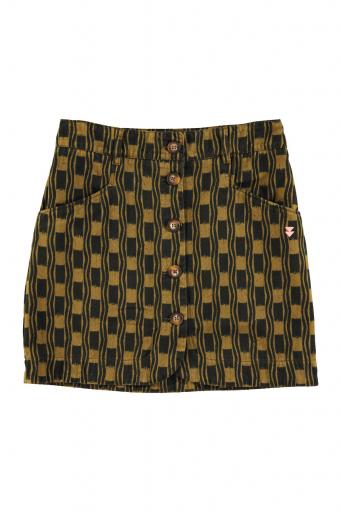 Sisters Department,Short skirt | Green & black squares