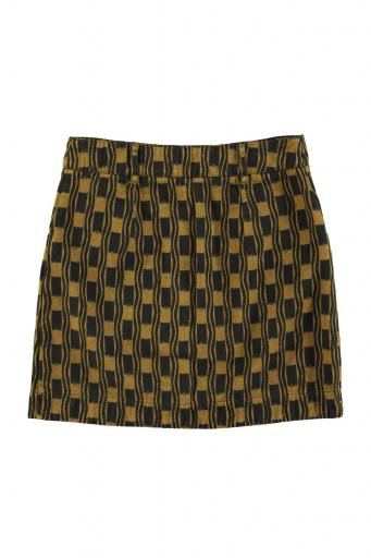 Sisters Department,Short skirt | Green & black squares [1]