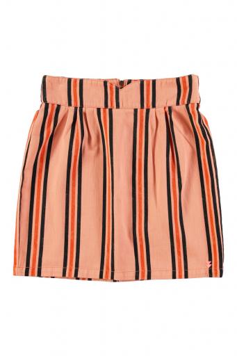 Sisters Department,Short skirt | Light pink w/ stripes