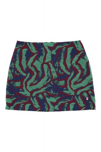Sisters Department,Short skirt | Multicolor pattern (Green)