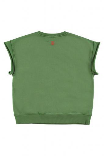 Sisters Department,Short sleeve sweatshirt | Green w/ "oh yeah" print [1]
