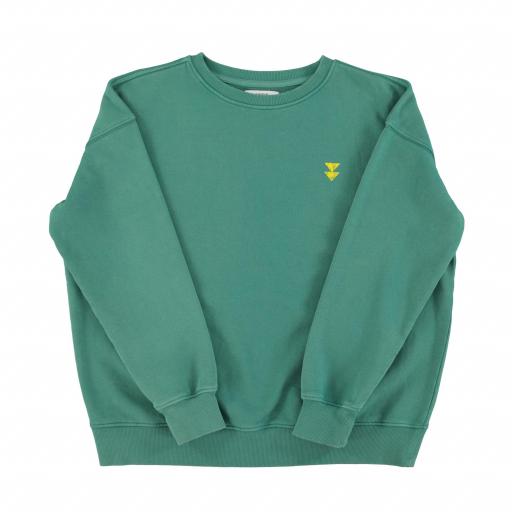 Sisters Department,Sweatshirt | Green w/ "famiglia" print [1]