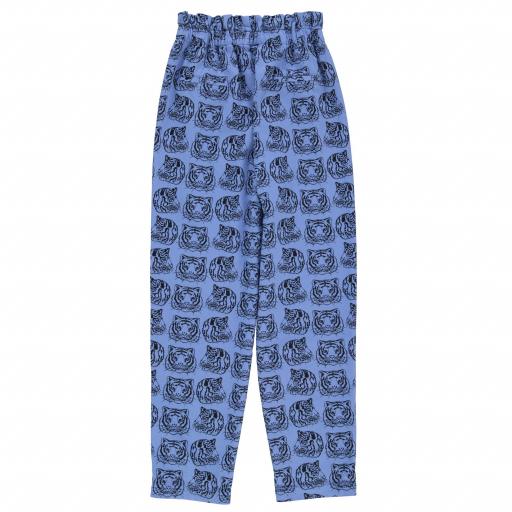 Sisters Department,Trousers | Blue w/ tigers allover