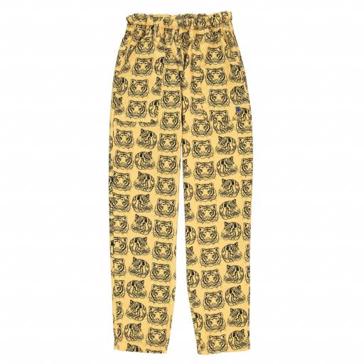 Sisters Department,Trousers | Yellow w/ tigers allover