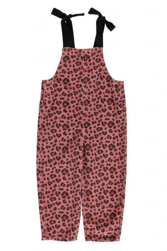 Piupiuchick,Dungarees | Pink w/ animal print