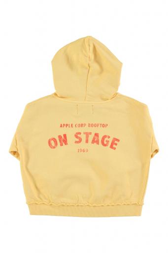 Piupiuchick,Hoodie | Yellow w/  "on stage" print [1]