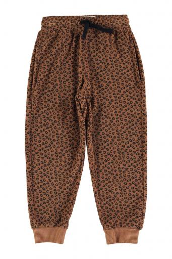 Piupiuchick,Jogging pants | Brown w/ animal print