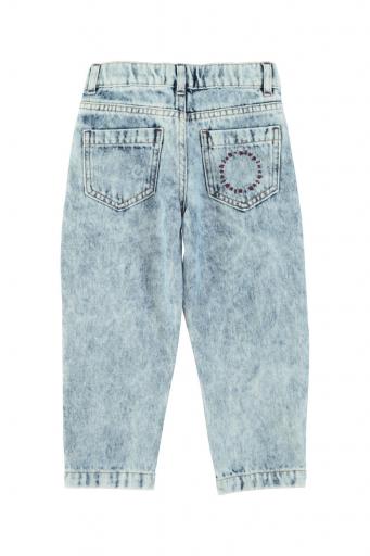 Piupiuchick,Mom fit trousers | Washed blue denim [1]