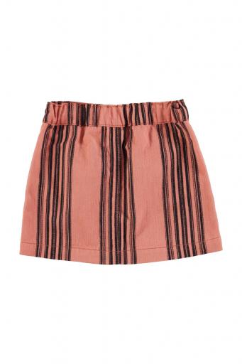 Piupiuchick,Short skirt | Pink w/ black stripes [3]
