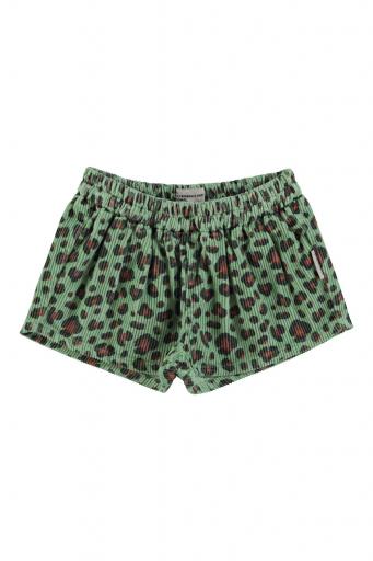 Piupiuchick,Shorts | Green w/ animal print
