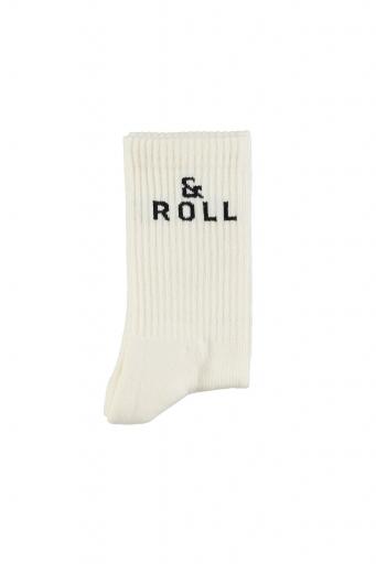 Piupiuchick,Socks | Ecru w/ "rock & roll" [1]