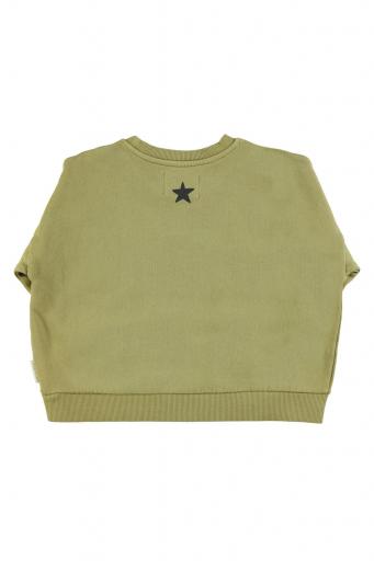 Piupiuchick,Sweatshirt | Olive green w/ tiger print [3]
