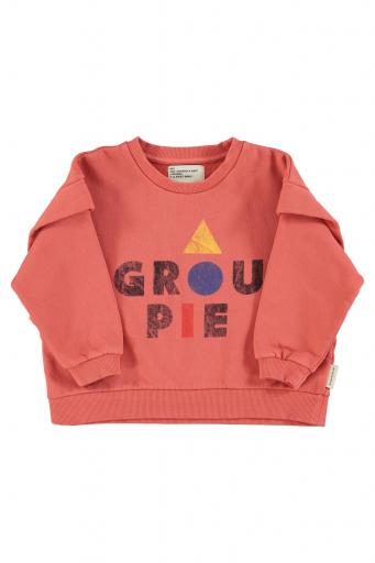 Piupiuchick,Sweatshirt | Pink w/ "groupie" print