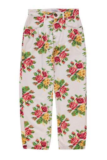 Sisters Department,Trousers | Ecru w/ multicolor flowers [3]