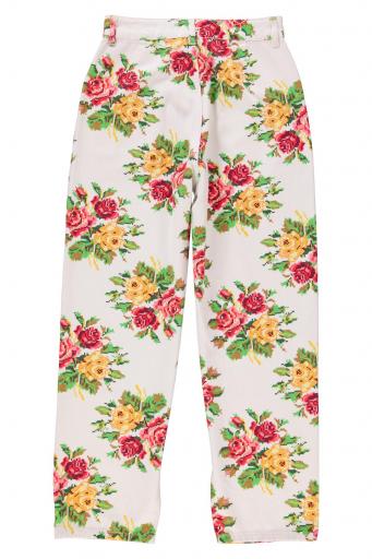 Sisters Department,Trousers | Ecru w/ multicolor flowers [2]