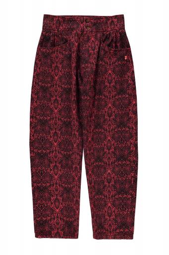 Sisters Department,Trousers | Raspberry w/ snake print [3]