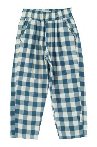 Piupiuchick,Unisex trousers | Blue & white checkered