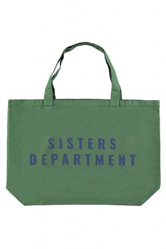 Sisters Department,XL bag | Green w/ "Los Amici" print