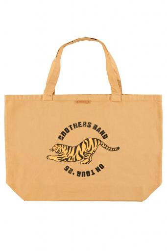 Piupiuchick,XL bag | Mustard w/ tiger print