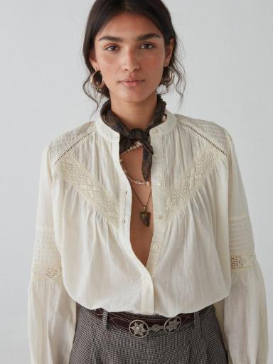 Maison Hotel,Blusa Agueda - Romance Bone [1]