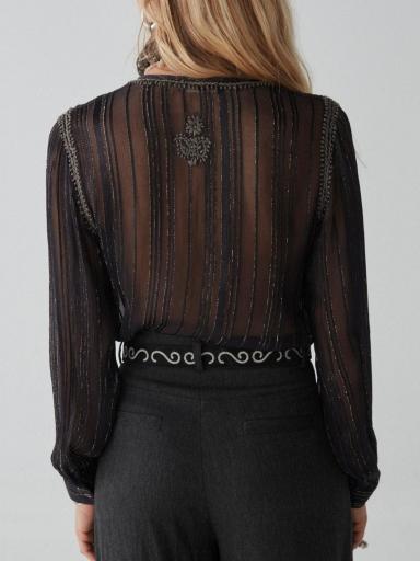 Maison Hotel,Blusa Kate - Lurex oscuro [1]