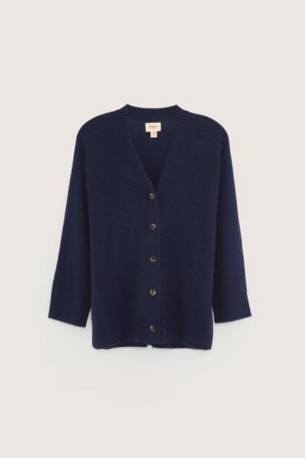 Bellerose,GOMP K1697U KNITWEAR, Chaqueta larga marino