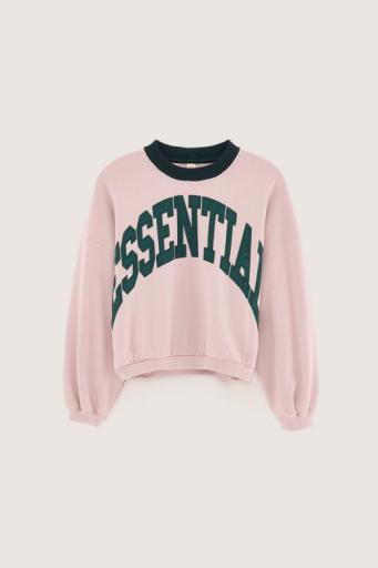 Bellerose,FEZA T1567,Sudadera rosa,print botella 