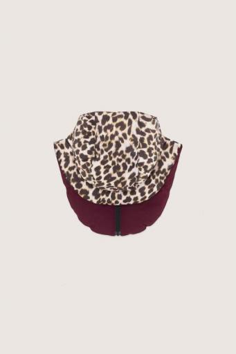Bellerose,HOODY52 F2544 HEADWEAR,cuello con capucha animal print  [2]