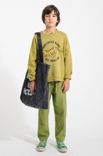 Piupiuchick,Sweatshirt | Olive green w/ tiger print [1]