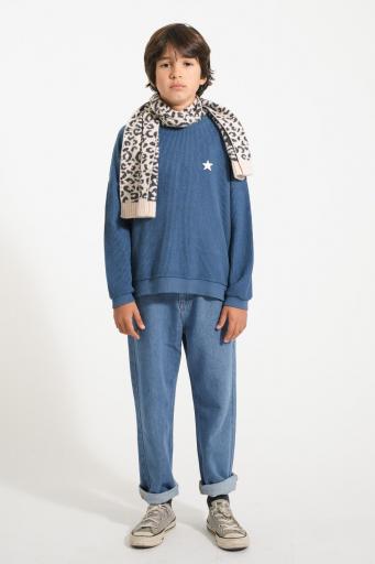 Piupiuchick,Unisex trousers | Washed navy denim [1]