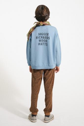 Piupiuchick,Sweatshirt | Blue w/ "rock stars" print [2]